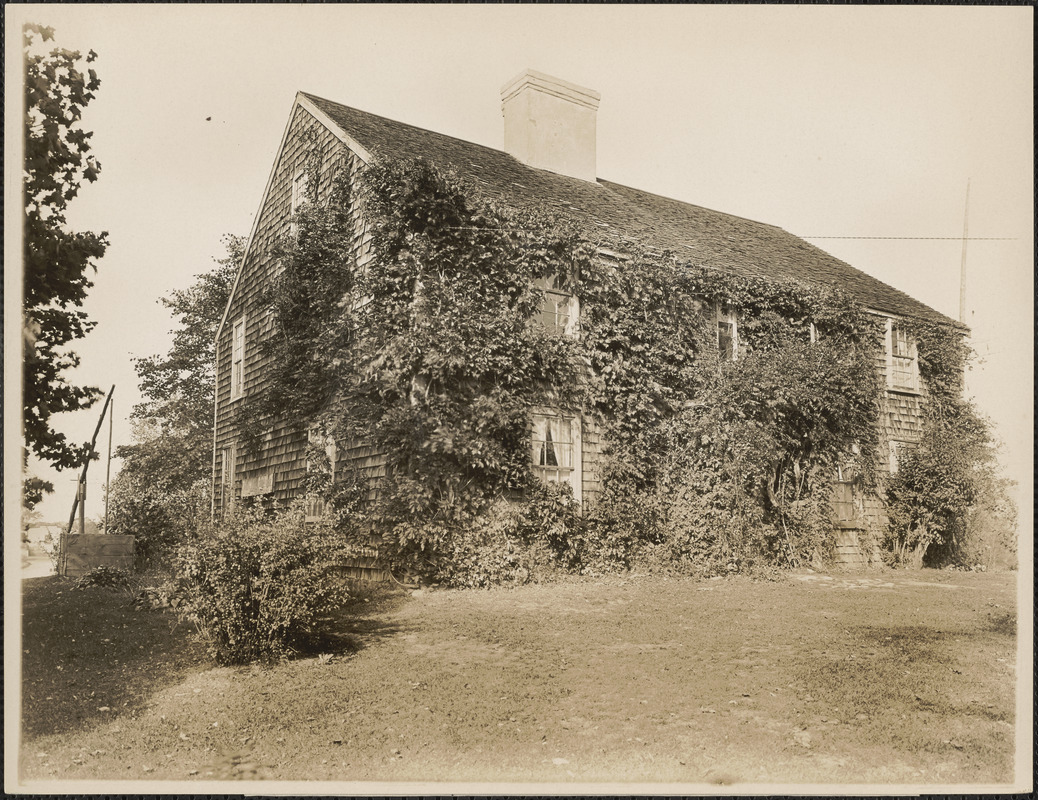 Front of the John Alden House, Duxbury, Mass.