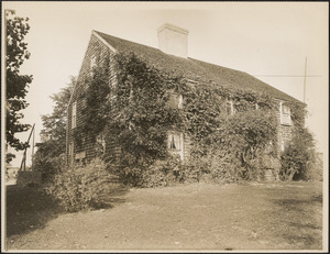 Front of the John Alden House, Duxbury, Mass.