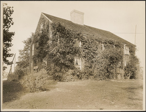 Front of the John Alden House, Duxbury, Mass.