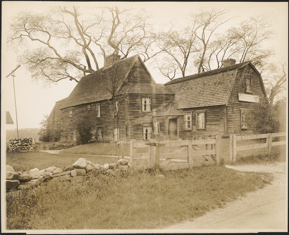 Ye Olde Jonathan Fairbanks House, Bryant and East Streets, Dedham, Mass.