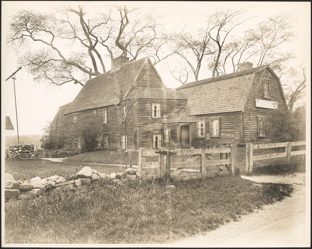 Ye Olde Jonathan Fairbanks House, Dedham, Mass.