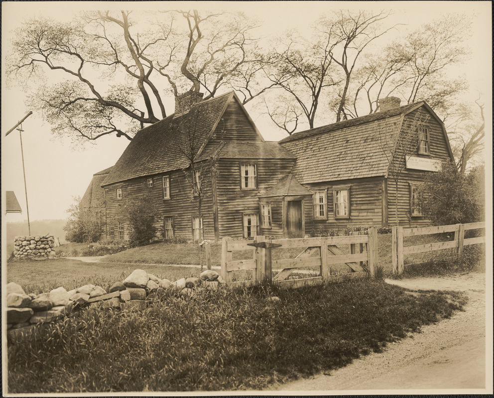 Ye Olde Jonathan Fairbanks House, Dedham, Mass.