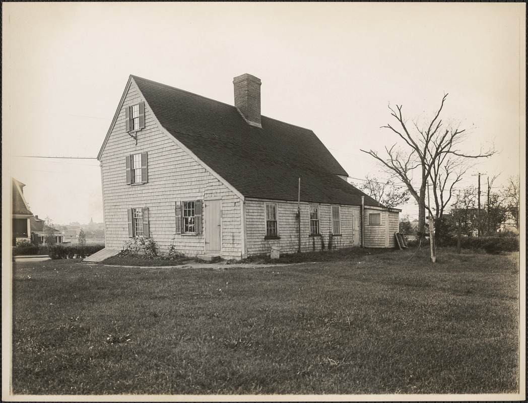 Rear view Deane Winthrop House, Winthrop, Mass.