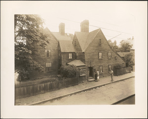 The House of the Seven Gables, Turner Street, Salem, Mass. Taken from a window across the street