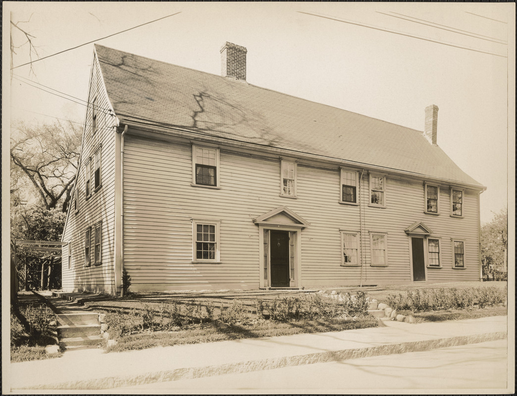 Front of the Pierce House, 24 Oakton Avenue, Dorchester Digital