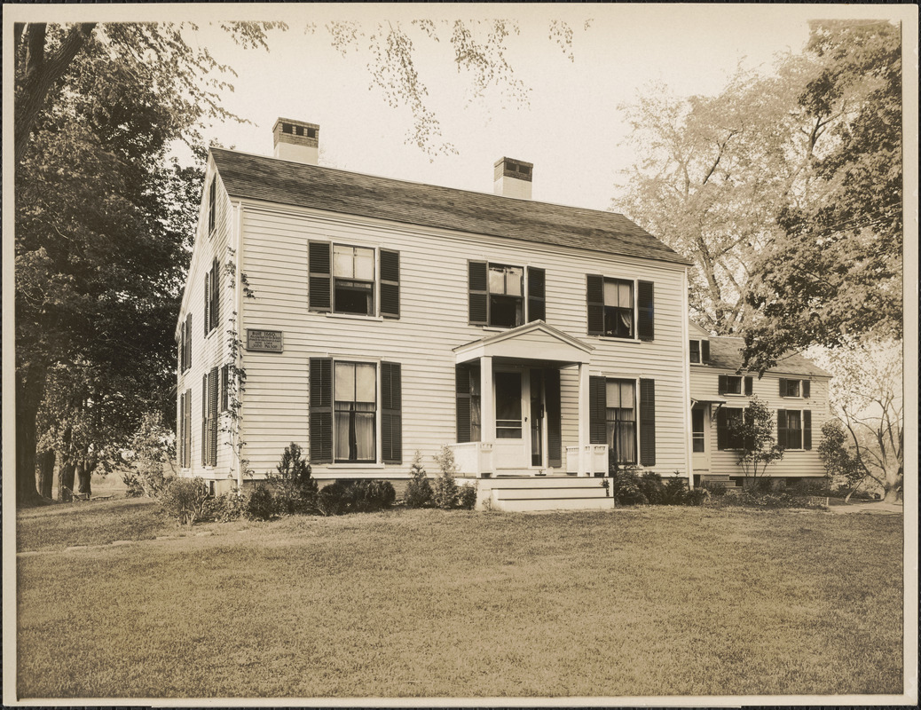 John Mason House, 1303 Massachusetts Avenue, Lexington, Mass. Digital