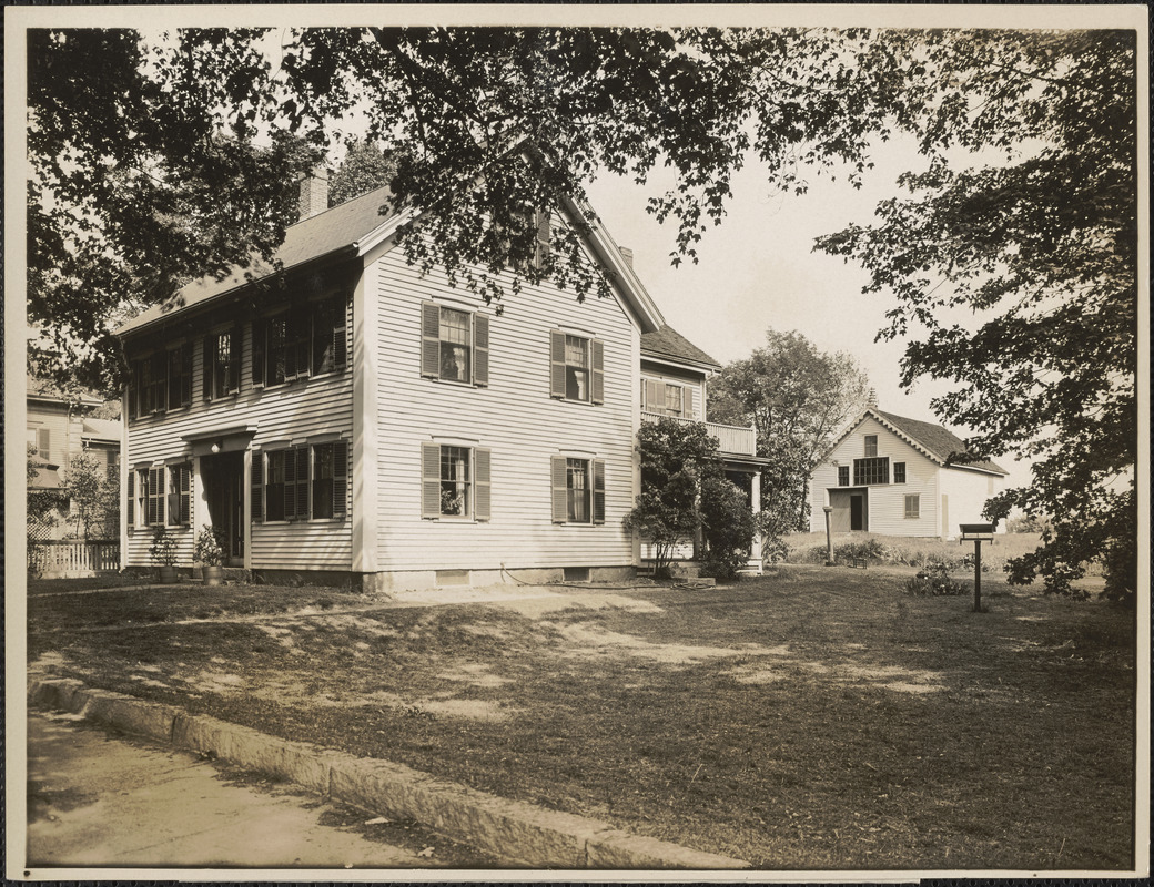 Medfield home and studio of George Innis, 137 Main Street, Medfield, Mass.