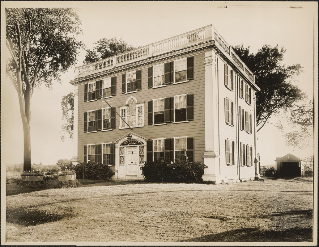 Loammi Baldwin Mansion, Elm Street (at corner of Main Street), Woburn ...