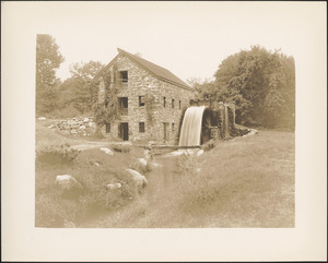 Grist mill at Wayside Inn, South Sudbury, Mass.