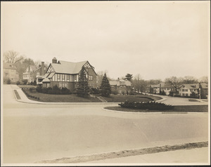 Intersection of Centre Street, May Street, and Arborway