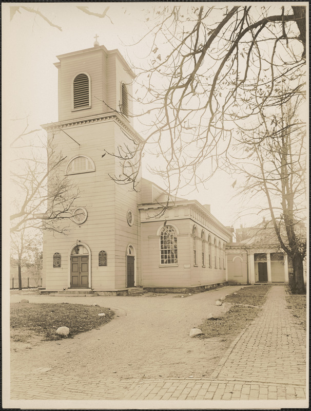 Right wing of Old Christ Church, Garden Street, Cambridge, Mass.