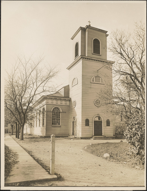 Left wing of Old Christ Church, Garden Street, Cambridge, Mass.-1