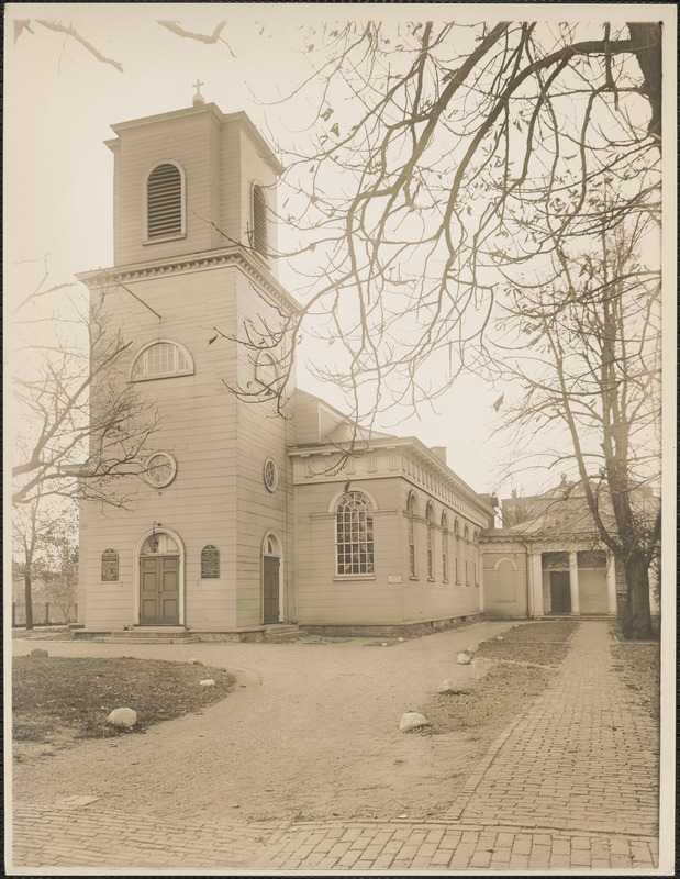 Right wing of Old Christ Church, Garden Street, Cambridge, Mass.