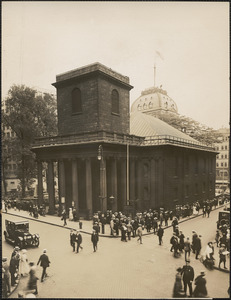 Kings Chapel at Tremont Street and School Street