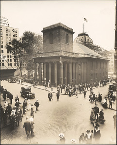 Kings Chapel at Tremont Street and School Street