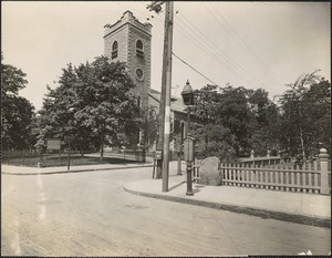 First Congregational Society (Unitarian church), corner of Centre Street and Eliot Street, Jamaica Plain