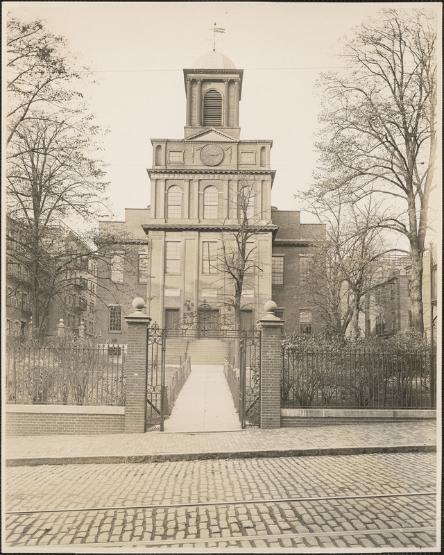 Old West Church at Cambridge Street and Lynde Street, Boston, Mass.