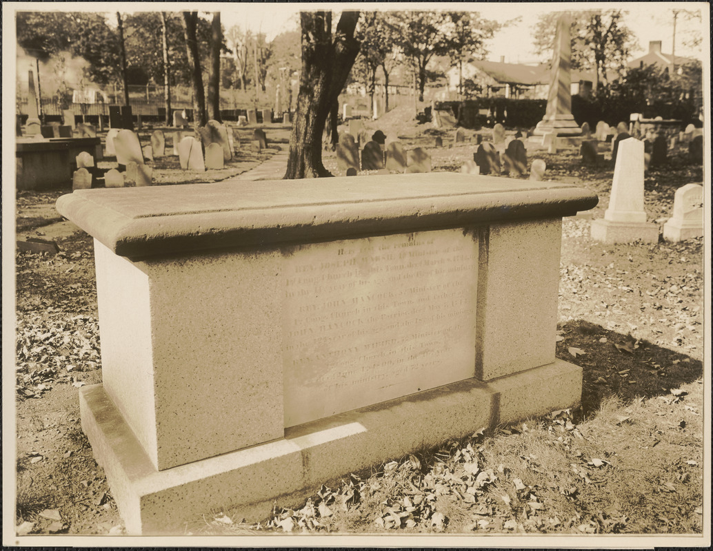 Here rest the remains of ministers