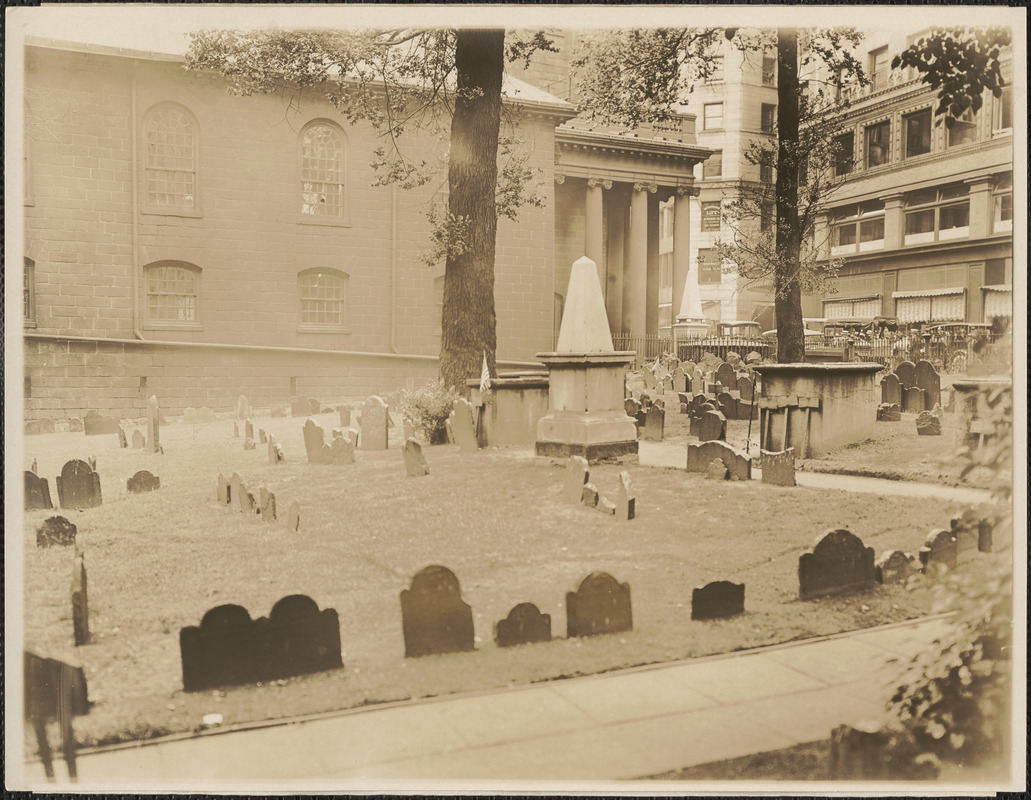 Kings' Chapel Burying Ground, Tremont Street