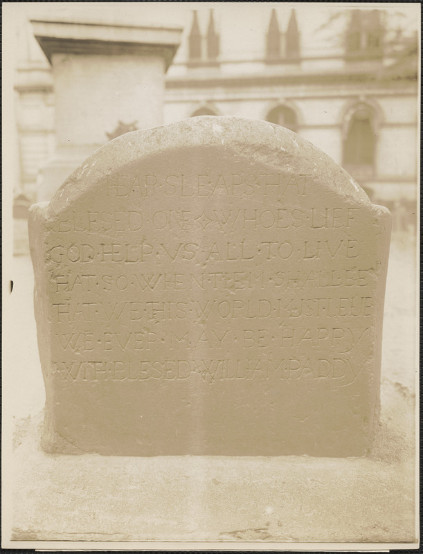 William Paddy 1658