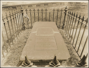 Tomb of Reverends Increase, Cotton, and Samuel Mather, Copp's Hill Burial Ground, Boston, Mass.