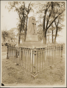 Copp's Hill Burying Ground, Boston, Mass. The Isaac Dupee monument