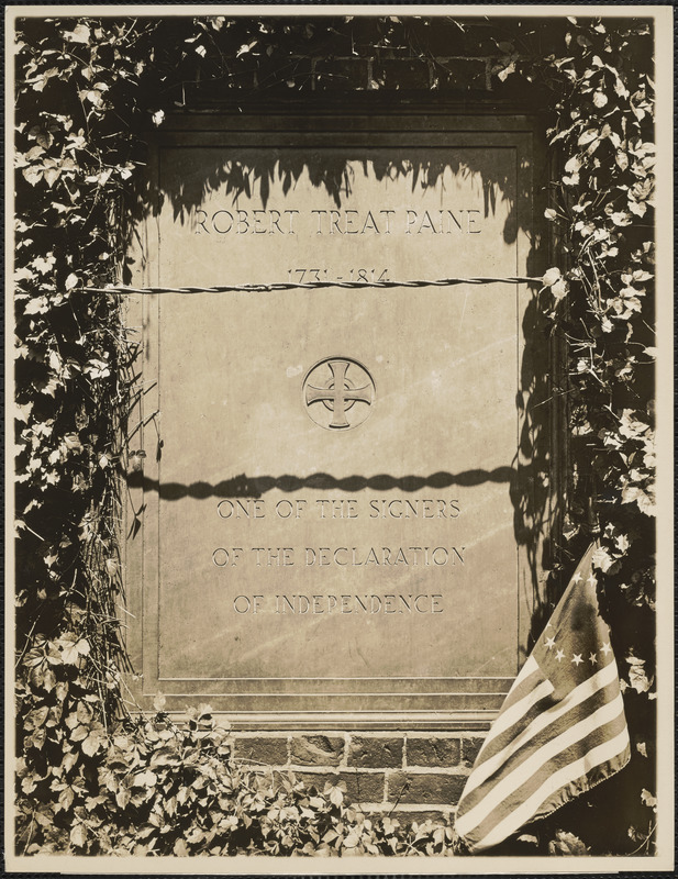 Grave of Robert Treat Paine, 1731-1814