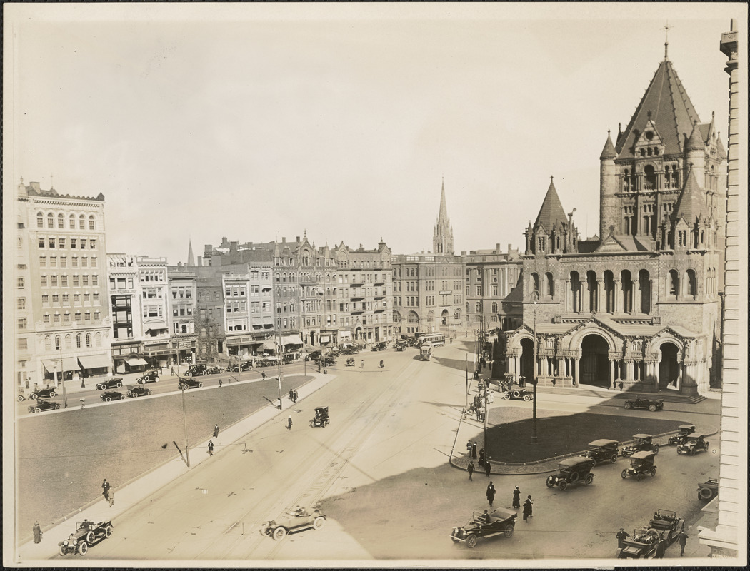 Copley Square and Trinity Church, Boston, Massachusetts