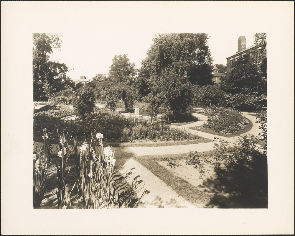Ropes Memorial Garden, oldest garden in Salem, Mass.