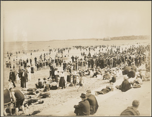 Crowd on a beach
