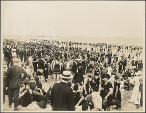 Crowd on a beach