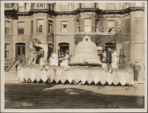 New England Telephone and Telegraph Co. float, Columbus Day Parade 1913