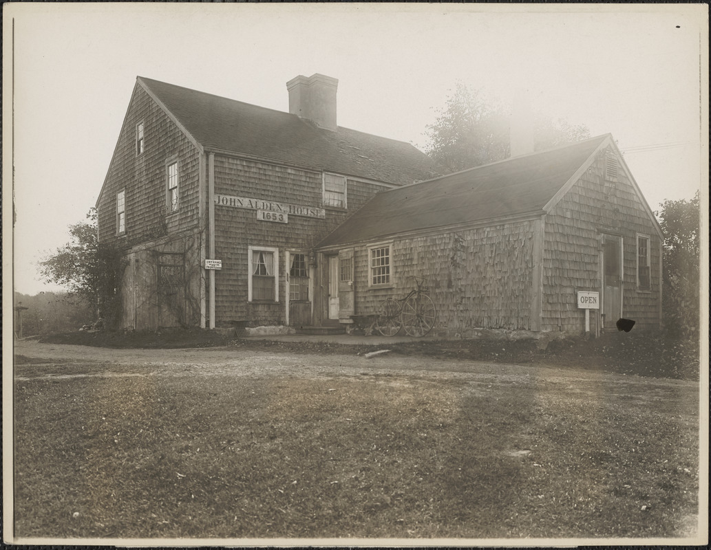 Back of the John Alden House, Duxbury, Mass.