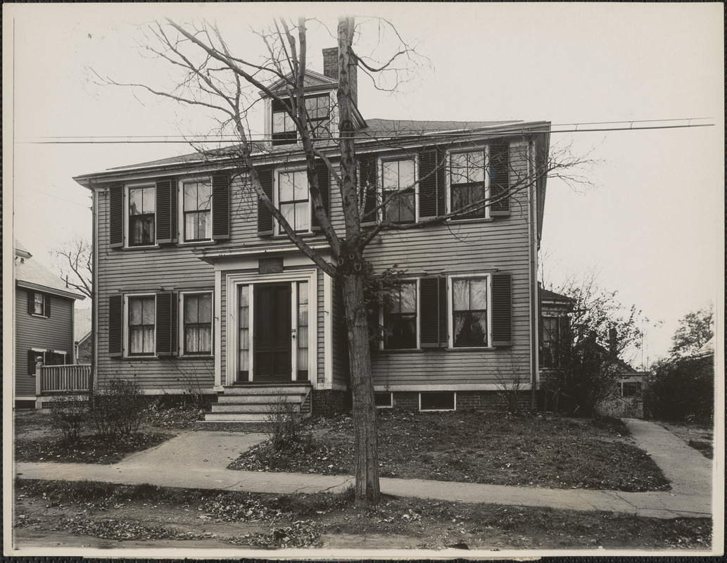 The Fowle House, 28 Marshall Street, Watertown, Mass.