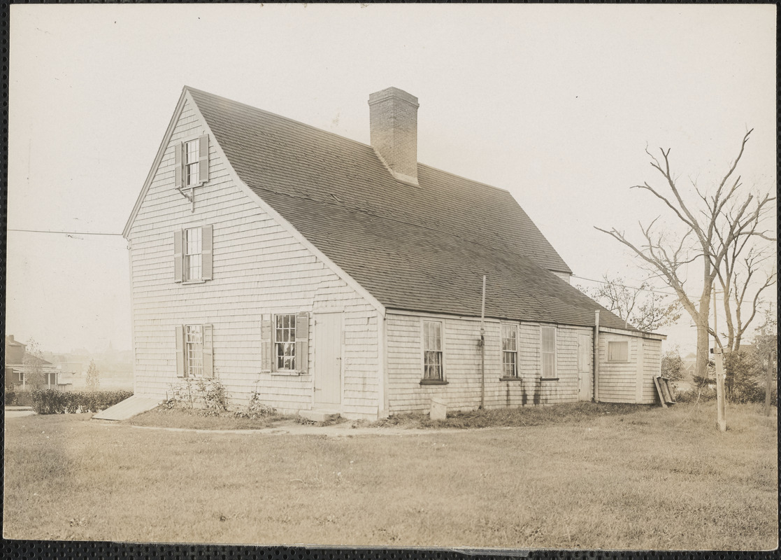 Rear view Deane Winthrop House, Winthrop, Mass.