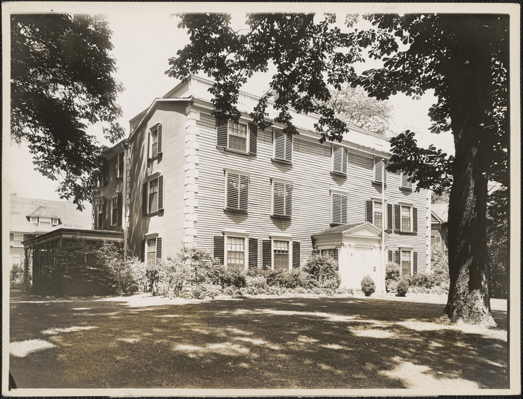 Lee-Nichols House, 1660, 159 Brattle St. and Kennedy Road, Cambridge, Mass.