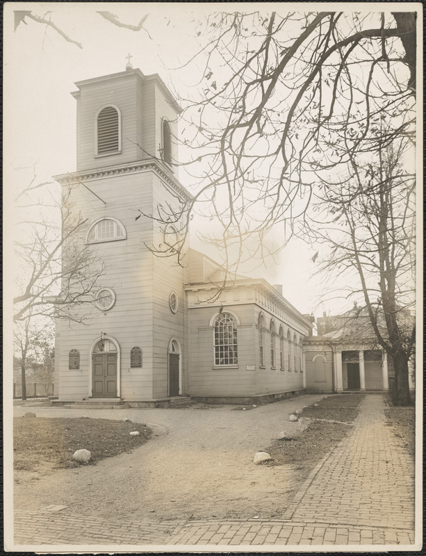 Right wing of Old Christ Church, Garden Street, Cambridge, Mass.