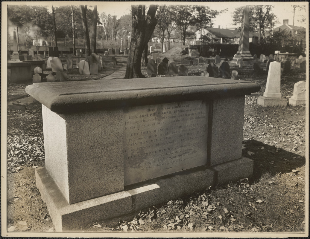 Here rest the remains of ministers