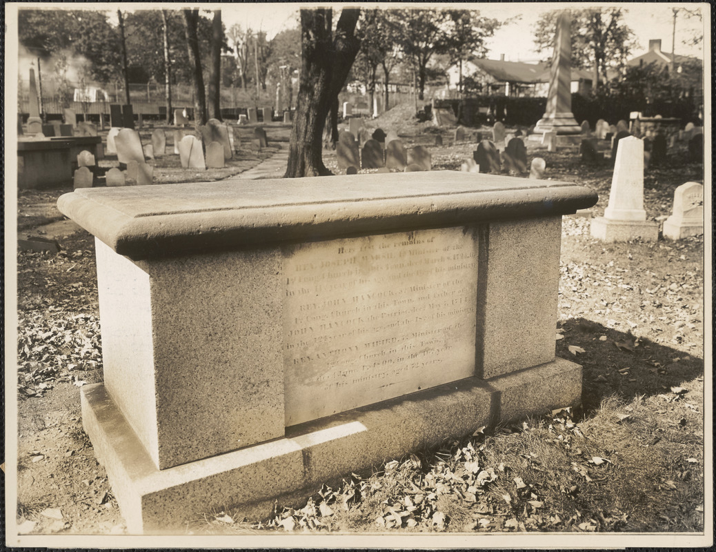 Here rest the remains of ministers