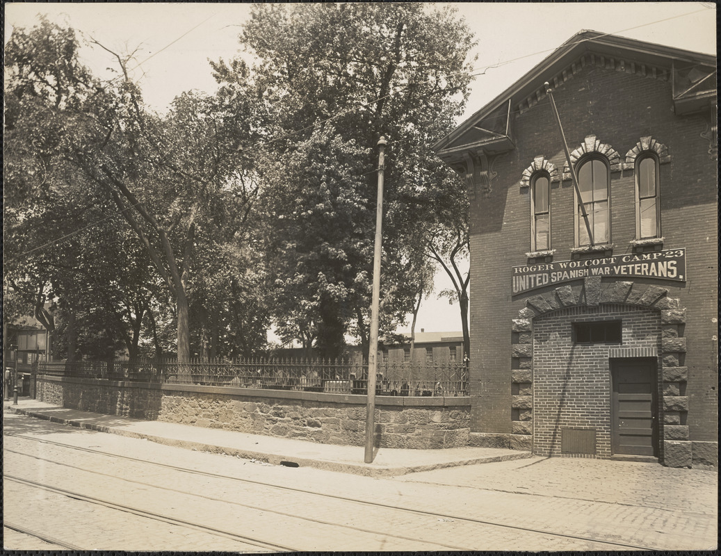 Roxbury Burial Ground at Eustis Street and Washington Street, Boston, Mass.