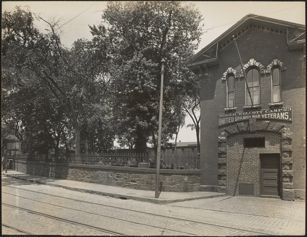 Roxbury Burial Ground at Eustis Street and Washington Street, Boston, Mass.