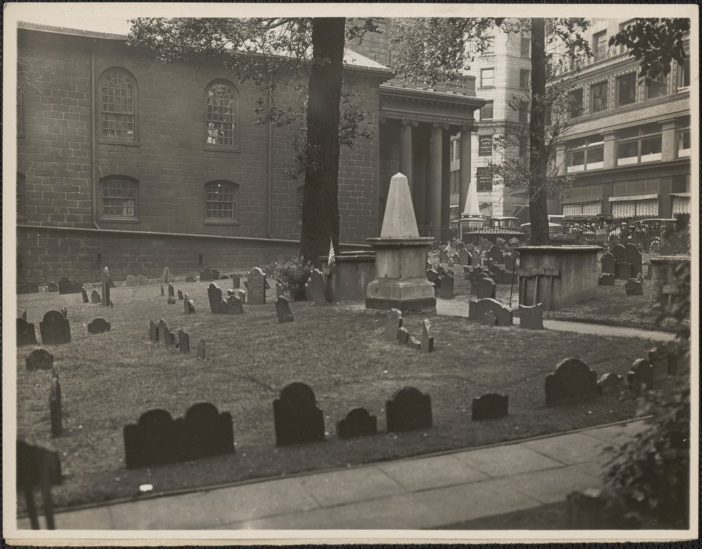 Kings' Chapel Burying Ground, Tremont Street