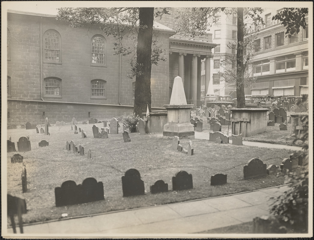 Kings' Chapel Burying Ground, Tremont Street