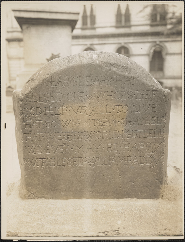 William Paddy 1658
