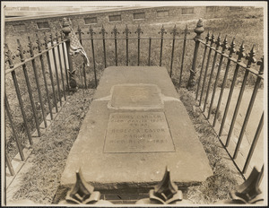 Tomb of Reverends Increase, Cotton, and Samuel Mather, Copp's Hill Burial Ground, Boston, Mass.
