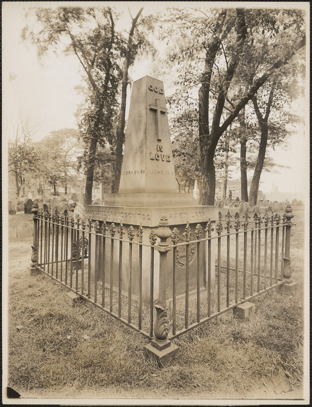 Site 133: Boston's Copp's Hill Cemetery – stone and dust