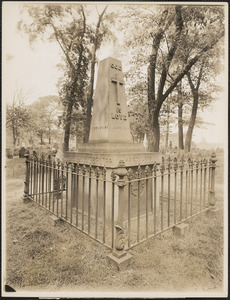 Copp's Hill Burying Ground, Boston, Mass. The Isaac Dupee monument