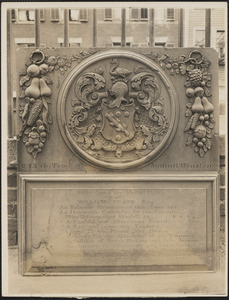 The tomb of Samuel Winslow, Copp's Hill Burying Ground, Boston, Mass.