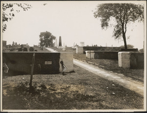 Old Charlestown Burying Ground, Phipps St., dates from 1638, Charlestown, Mass.