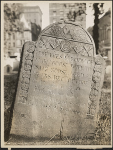 "Mother Goose", Granary Burying Ground, Boston, Mass.